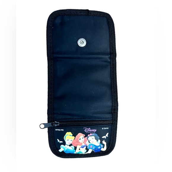 Officially Licensed Disney Princess Black Folding Wallet - Picture 2 of 5